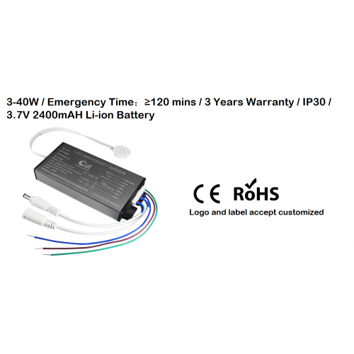 3-40W LED External Emergency Driver For LED Light