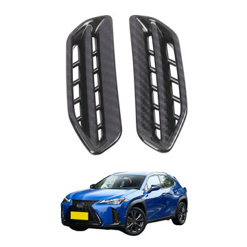 2019 için OEM karbon fiber iç kısımlar Lexus UX ABS ön panel hava çıkış trim çerçevesi