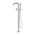 Single lever floor-standing bath mixer