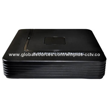 Mini 4ch NVR, plastic case, 1xHDD housing, P2P, VGA, HDMI output