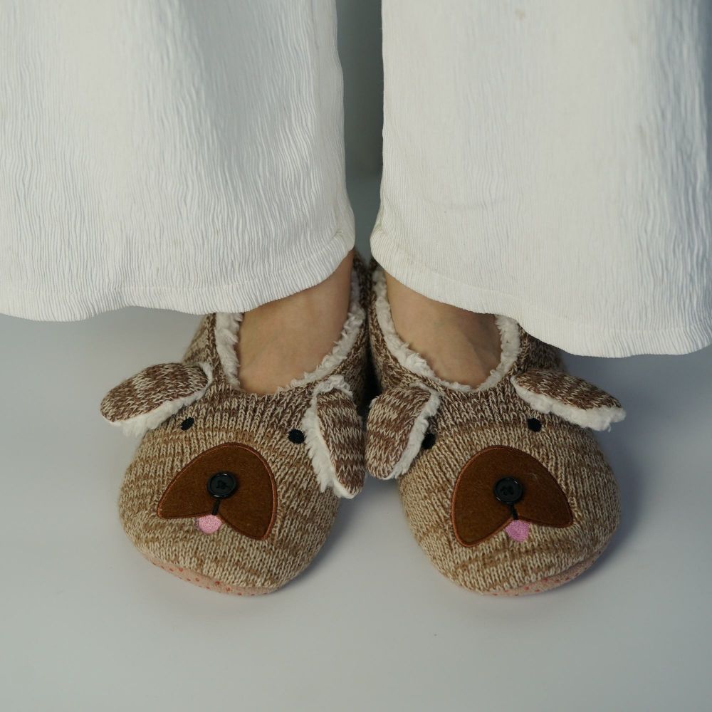 Animal Plush Slipper Boots