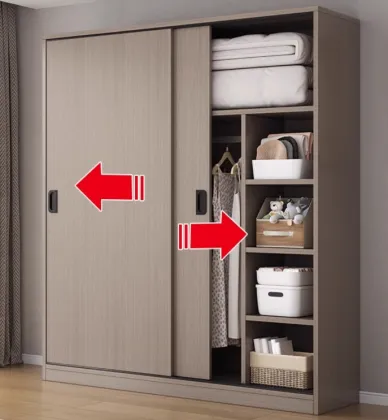 Free standing sliding door wardrobes