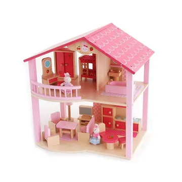 Newest baby wooden doll house W06A139