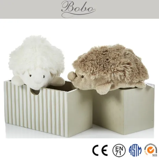 Stuffed plush animal toy hedgehog toy in low MOQ toy