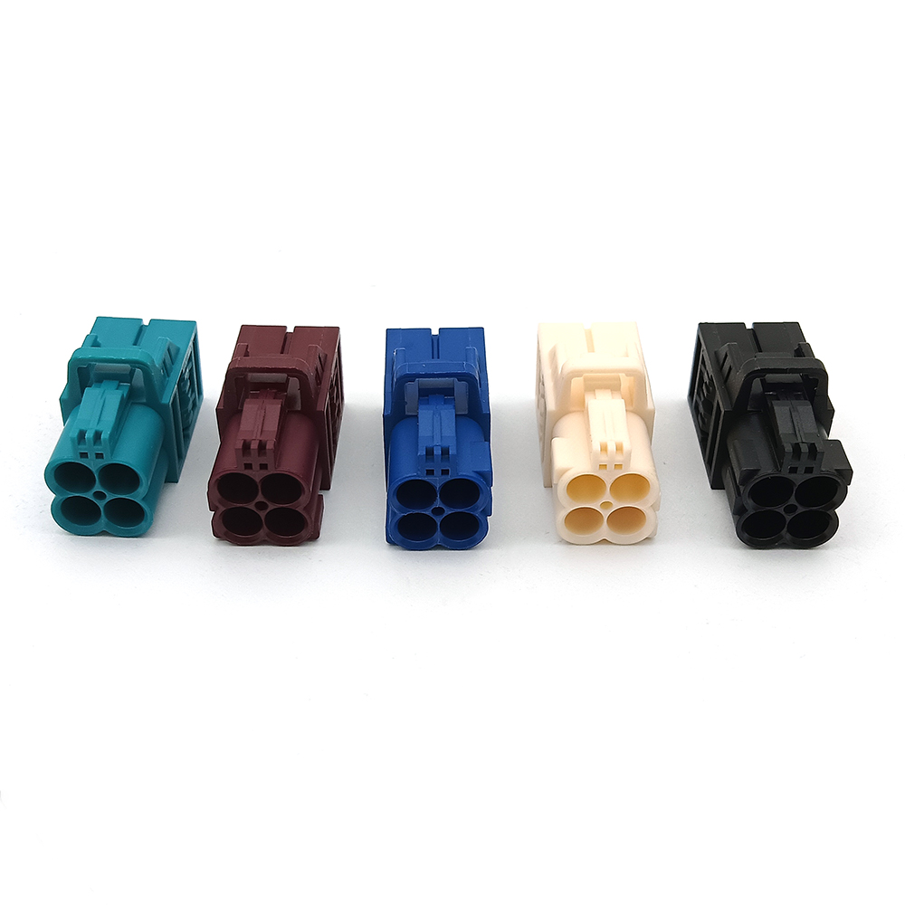 Quad Rosenberger Version Mini Fakra Female Cable Connector