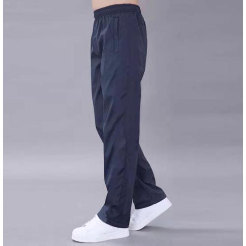 Loose Woven Fabric Pants With Stretch