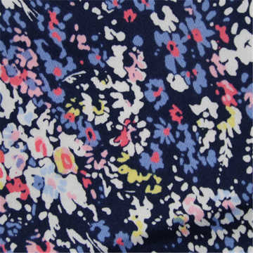 Small Floral Dress With Cotton Satin Fabric