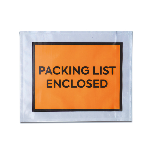 Factory Supply 7.5x5.5 Inch Self-adhesive Pouch Printing Packing List Envelope Document2