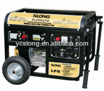 Home use LPG, Natural gas, gasoline generators 1.5~6.0kw at 50hz