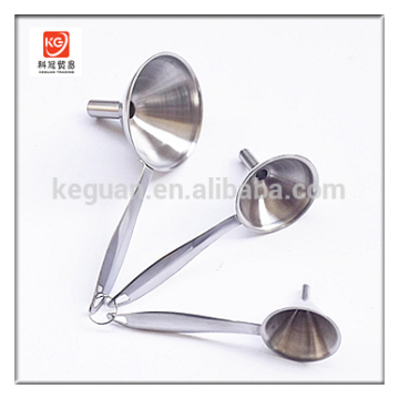 G-220 Hot Sale circular column Stainless Steel Set of 3pcs Funnel