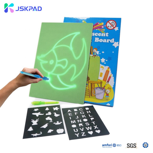 Fluorescencyjna luminująca deska do rysowania dzieci ustawione prezent