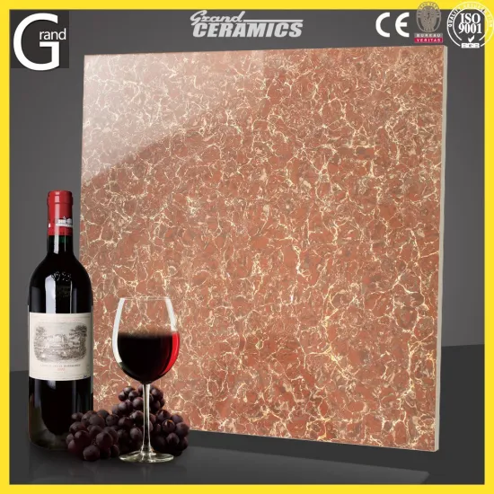 600*600 hot sale pilates polished porcelain tile red gres porcelain polished tile