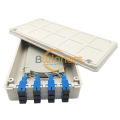 กล่องแจกจ่าย FTTH ที่แข็งแกร่งซึ่งมีอะแดปเตอร์ SC และแกนไฟเบอร์ 12 แกน
