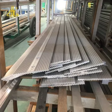 China Factory Extruded Aluminium Profile Plate and Corrugated Plate Extrusion