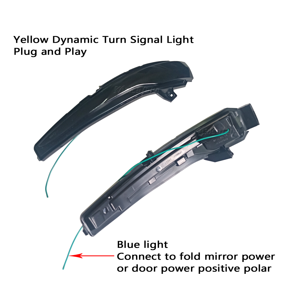 2Pieces For Mercedes Benz C Class W205 E W213 S W222 W217 Dynamic Turn Signal Blinker Sequential Side Mirror Indicator Light