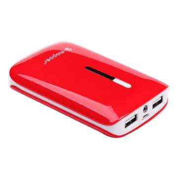 Popular Design 7,800mAh Backup Power Bank Battery Charger for Apple