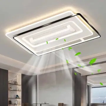 Integrated Living Room Fan Light: Modern, Intelligent, Quiet, Bladeless Design