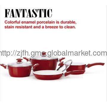 7pcs forged cookware sets