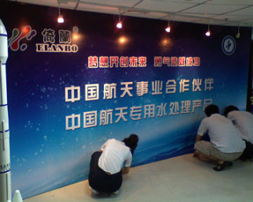 Full Color Digital Outdoor Solvent Base Custom Vinyl Poster Printing For Backdrop, Stage