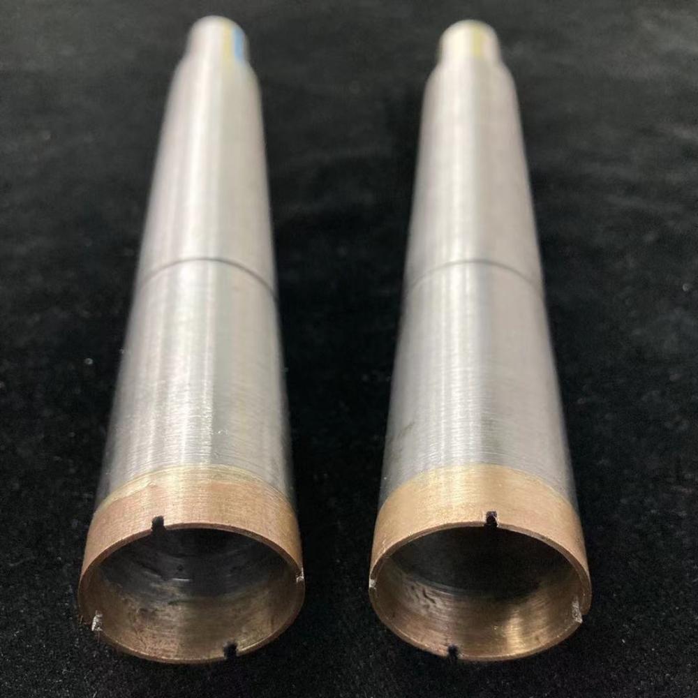 Diamond Core Drill Bit para Crystal Silicon, Sapphire