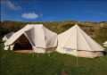 Glamping et tentes de Bell des chapiteaux Camping