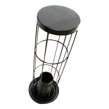 Industrial dust collector air filter bag cage