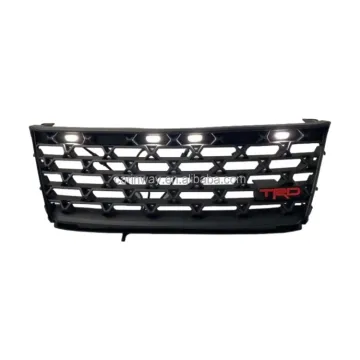 Fortuner Grille - Car Accessories Auto Body Parts Front Bumper Grill TRD Radiator Grille with LED for Toyota Fortuner 2020-2021