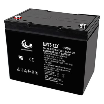 12v75ah agm deep cycle battery UPS battery