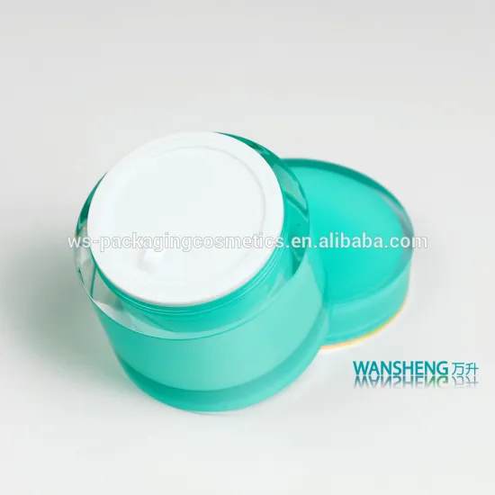 200g Round Plastic Acrylic Pot with Lid