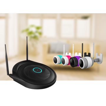 4ch 1080P Waterproof Wifi Security Ip Camera NVR Kit