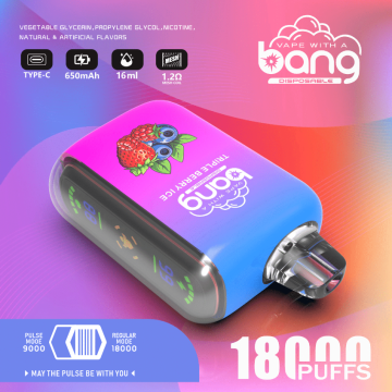 Оптовая ракета Bang 18000 18K Puffs Ondayable Vape Pod