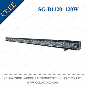 OSRING IP67 waterproof 120w 40" single row led offroad light bar aluminum housing truck led light bar