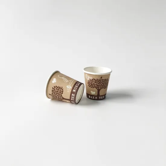 High quality disposable single wall 3oz paper cup