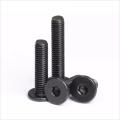 Black Hexagon Low Flat Wafer Head Screw Bolt