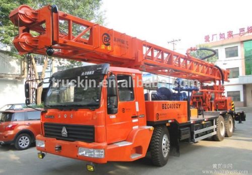 6*4 SINOTRUK 600m deep truck mounted borehole drilling rig machine