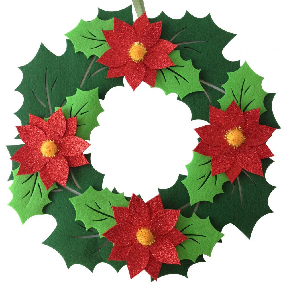 Christmas Fresh Flower Wreath