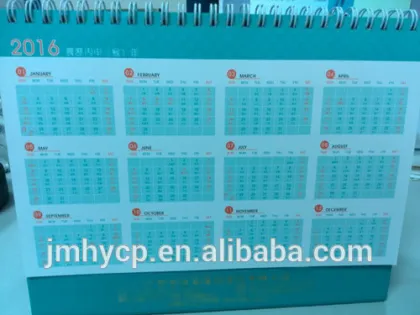 2015 Calendar with paper printing fashionable desk calendar
