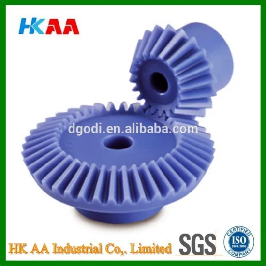 Custom CNC machining service molded crown pinion gear, plastic small crown bevel pinion gears