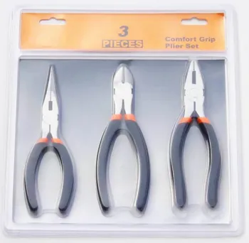 3PCS Combination Pliers Set in Double Blister Card Packing