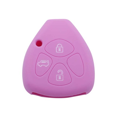 silicone car remote key cover case shell toyota