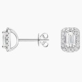 1.5Carat 10k အဖြူရောင်ရွှေရောင်ဓာတ်ခွဲခန်းစိန်မြန်း