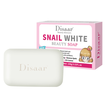 สบู่ความงามของหอยทากหอยทาก Disaar: การทำความสะอาดอย่างลึกซึ้งการกำจัดสปอตและสบู่อินทรีย์ให้ความชุ่มชื้น