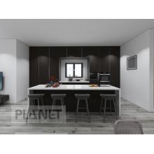 Modern Design Kitchen Cabinet with Waterfall Island