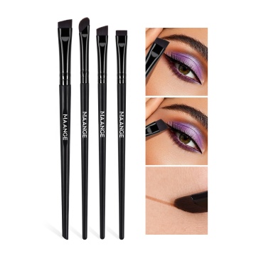 Wholesale Thin Angled Eyebrow Brushes for Private Label Eyeliner Bristles