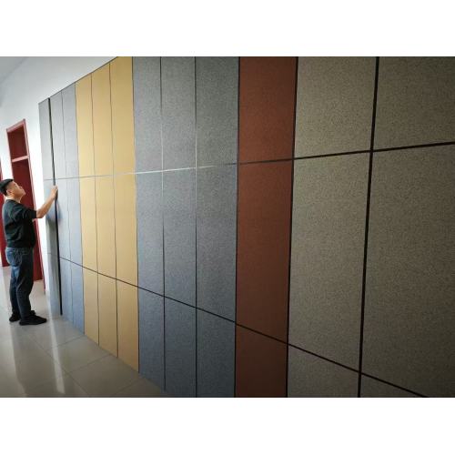 Colorful Stone Pattern PU SandwichPanels Exterior Wall Cladding Panel