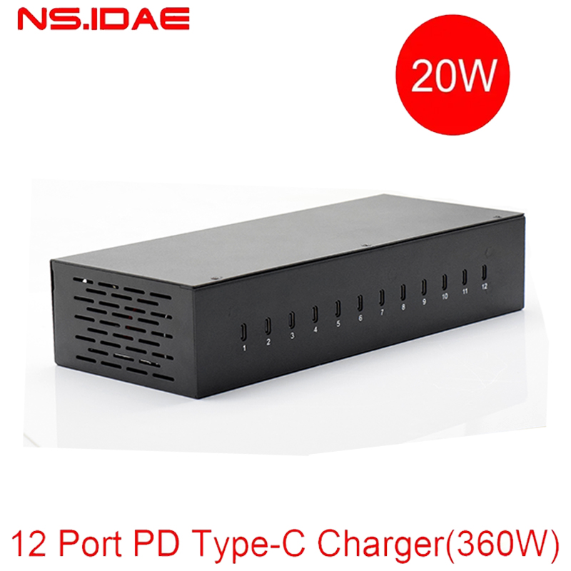 Fast Charger 360W 12Type-C