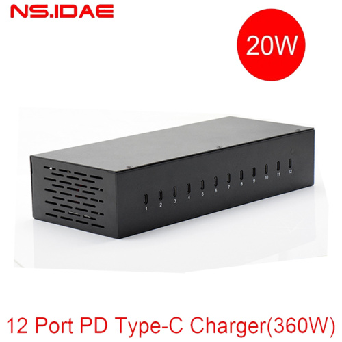 Chargeur rapide 360W 12TYPE-C