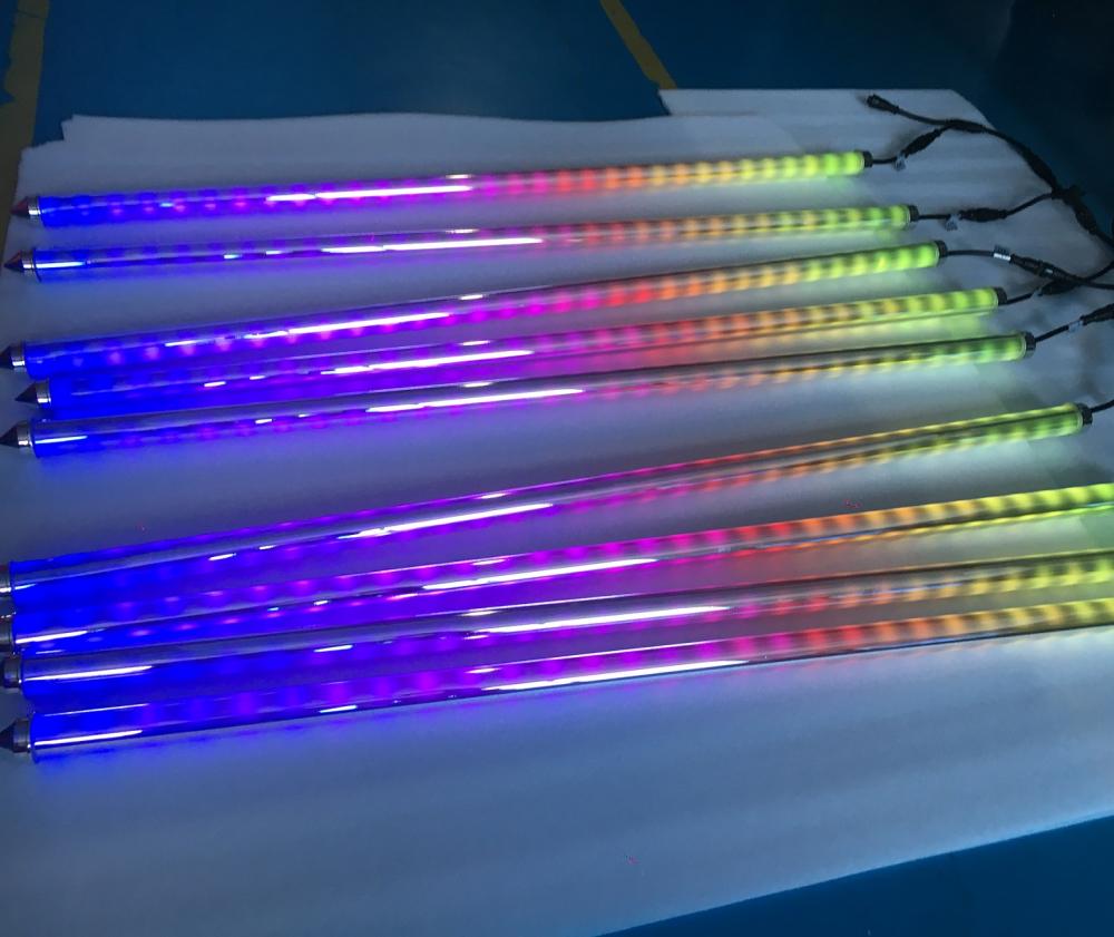 Түстүү 3D DMX RGB LED Vertical Tube Lighting