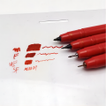 Waterdichte zigfilm oqaque pen rood