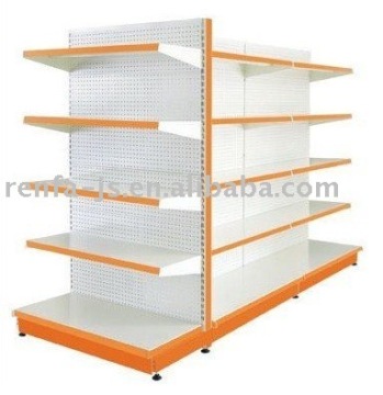 Back hole Supermarket Rack